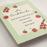 "Petit Pomodoro" - Baby Shower Bar Signs in Lime by Jackie Crawford - Detail