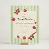 "Petit Pomodoro" - Baby Shower Bar Signs in Lime by Jackie Crawford - In Use