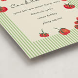 "Petit Pomodoro" - Baby Shower Bar Signs in Lime by Jackie Crawford - Detail