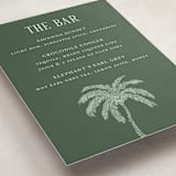 "Safari Toile" - Baby Shower Bar Signs in Palm by Jenna Holcomb - Detail