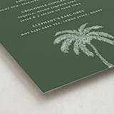 "Safari Toile" - Baby Shower Party Signs in Palm by Jenna Holcomb - Detail