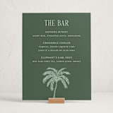 "Safari Toile" - Baby Shower Bar Signs in Palm by Jenna Holcomb - In Use
