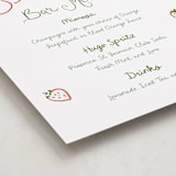 "Locally Grown Sketch" - Baby Shower Party Signs in Meadow by Jenna Holcomb - Detail