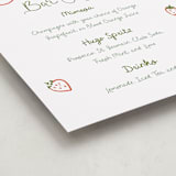 "Locally Grown Sketch" - Baby Shower Party Signs in Meadow by Jenna Holcomb - Detail