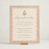 "Botanical maximalism" - Baby Shower Bar Signs in Poppy by Creo Study - In Use