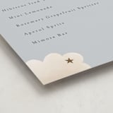 "Twinkle Twinkle" - Baby Shower Party Signs in Sky by Joyce Pinheiro - Detail