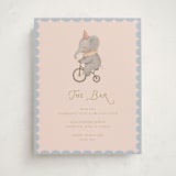 "Little Circus" - Baby Shower Bar Signs in Mustard by Rina Ozum - Front