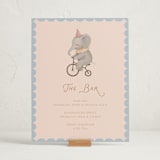 "Little Circus" - Baby Shower Bar Signs in Mustard by Rina Ozum - In Use