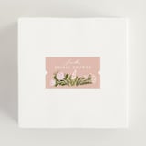 "Floral Harvest" - Bridal Shower Favor Stickers in Rose by Paper Sun Studio - In Use