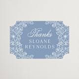 "Wild Roses" - Bridal Shower Favor Stickers in Nova by Kristen Smith - Front