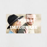 "The Big Picture" - Bridal Shower Favor Stickers in Ivory by Minted - Front