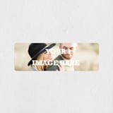 "The Big Picture" - Bridal Shower Favor Stickers in Ivory by Minted - Front