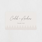 "Clean Slate" - Bridal Shower Favor Stickers in Champagne by Adelyn T. - Front