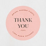 "desert fiesta" - Bridal Shower Favor Stickers in Sunset by Jennifer Lew - Front