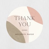 "Arched" - Bridal Shower Favor Stickers in Divine by Pixel and Hank - Front