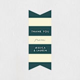 "Sweet Citrus" - Bridal Shower Favor Stickers in Navy by Heather Cairl - Front
