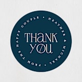 "I Do BBQ Grill" - Bridal Shower Favor Stickers in Water by Heather Schertzer - Front