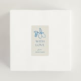 "Mediterraneo" - Bridal Shower Favor Stickers in Cobalt by Pati Cascino - In Use