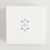 "Amalfi Coast" - Bridal Shower Favor Stickers in Cerulean by Jenna Holcomb - In Use