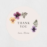 "Beijos" - Bridal Shower Favor Stickers in Flat by Itsy Belle Studio - Front