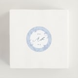 "Garland" - Bridal Shower Favor Stickers in Delft by Erin L. Wilson - In Use
