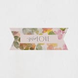 "floral jewels" - Bridal Shower Favor Stickers in Wild Berry by Lori Wemple - Front