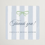 "Celina" - Bridal Shower Favor Stickers in Mint by Pati Cascino - Front