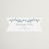 "Simple Garland" - Bridal Shower Favor Stickers in Sky by Christy Hy Lee - Front