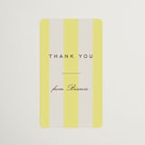 "Campania" - Bridal Shower Favor Stickers in Limone by Megan Davis - Front