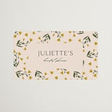 "Floral Frame" - Bridal Shower Favor Stickers in Marigold by Iveta Angelova - Front