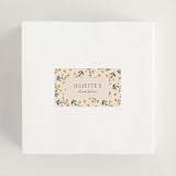 "Floral Frame" - Bridal Shower Favor Stickers in Marigold by Iveta Angelova - In Use