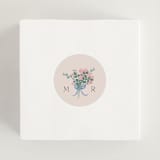 "Bed of Roses" - Bridal Shower Favor Stickers in Creme by frau brandt - In Use