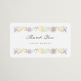 "Wild Flowers" - Bridal Shower Favor Stickers in Meadow by Petra Kern - Front