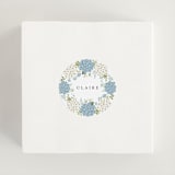 "Wedgewood" - Bridal Shower Favor Stickers in Cerulean by Susan Moyal - In Use