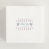 "Floral Frame Crest" - Bridal Shower Favor Stickers in Peony by Erin German - In Use