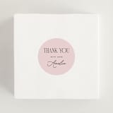 "Arbor" - Bridal Shower Favor Stickers in Rosey by Pixel and Hank - In Use