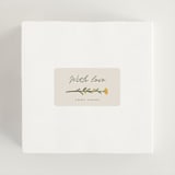 "Pencil Bouquet" - Bridal Shower Favor Stickers in Cream by Adelyn T. - In Use