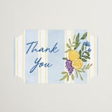 "Lemon" - Bridal Shower Favor Stickers in Blueberry by Elly - Front