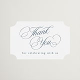 "Clara" - Bridal Shower Favor Stickers in Coastal by Kelly Schmidt - Front