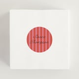 "Lola" - Bridal Shower Favor Stickers in Strawberry by Morgan Kendall - In Use