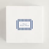 "Veracruz" - Bridal Shower Favor Stickers in Ocean by Owl and Toad - In Use