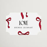 "Maraschino" - Bridal Shower Favor Stickers in Cherry by Nazia Hyder - Front