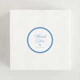 "Blue" - Bridal Shower Favor Stickers in Cobalt by Gwen Bedat - In Use
