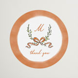 "Blooms" - Bridal Shower Favor Stickers in Hibiscus by Creo Study - Front