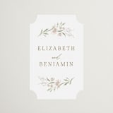 "Meadow" - Bridal Shower Favor Stickers in Spring Mist by Erin L. Wilson - Front