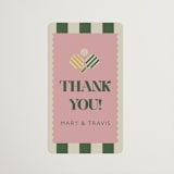 "Vintage Pickle" - Bridal Shower Favor Stickers in Avocado by Vera Lim - Front