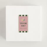 "Vintage Pickle" - Bridal Shower Favor Stickers in Avocado by Vera Lim - In Use
