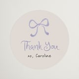 "Portofino" - Bridal Shower Favor Stickers in Lilac by Tamara Hilje - Front