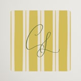 "Calia " - Bridal Shower Favor Stickers in Caribbean Citrus by Ani Somi - Front
