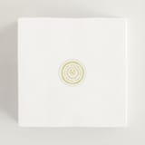 "Coastal Drift" - Bridal Shower Favor Stickers in Caribbean Citrus by Pixel and Hank - In Use